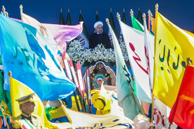 مراسم سی‌وهشتمین سالروز ارتش جمهوری اسلامی ایران